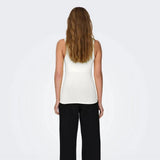 ONLEA Reversable Tank top in White/Cloud Dancer