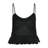 ONLY Sleeveless Knitted Top in Black