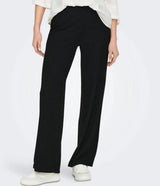 ONLY Wide Fitted Trousers In Black