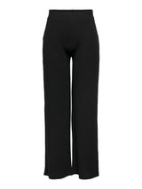 ONLY Wide Fitted Trousers In Black