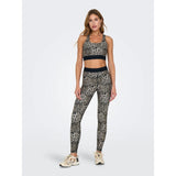 ONLY ONPGIL-2-LEO Skinny Fit Leggings In Black