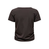 ONLY PLAY ONPHOMIE Short Rib Top In Brown