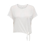ONLY PLAY ONPJACE Knot Tee In White