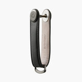 Orbitkey Key Organizer Leather Silver Charoal/Grey
