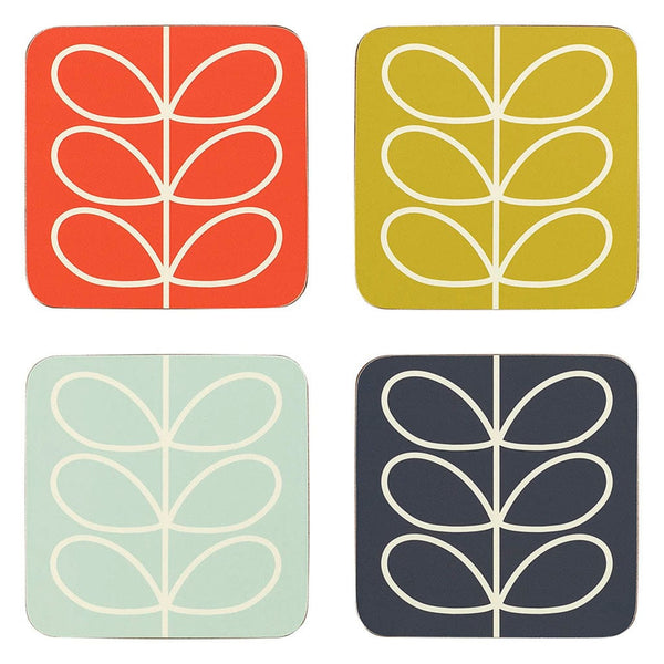 Orla Kiely Coasters, Set Of 4