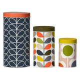 Orla Kiely Storage Tins, Set Of 3