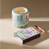 Paddywax A Dopo Cheetah Linen & Orris Boxed Ceramic Candle