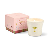 Paddywax Bistro Lemon & Violet Martini Ceramic Candle