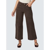 PAIGE Anessa High Waist Jeans In Rich Chocolate