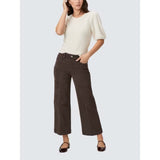 PAIGE Anessa High Waist Jeans In Rich Chocolate