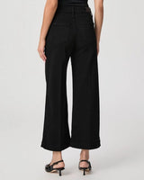 Paige Anessa Wide Leg Jean in Black