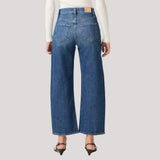 PAIGE Arellia Ankle Barrel Leg Jean In Stoneview
