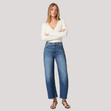 PAIGE Arellia Ankle Barrel Leg Jean In Stoneview