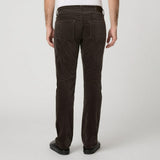 PAIGE Federal 32" Slim Straight Pant Midnight Brown