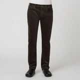 PAIGE Federal 32" Slim Straight Pant Midnight Brown