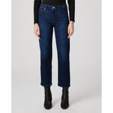 PAIGE Mason Ankle Straight Jean in Cirques Dark Blue