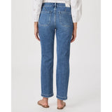 PAIGE Mayslie Straight Ankle Pant In Rock Show