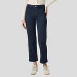 PAIGE Quincy Ankle Pant In Vintage Navy Seascape