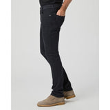 PAIGE Transcend Federal Slim Straight Jean In Navy