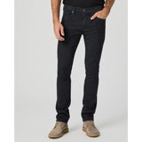 PAIGE Transcend Federal Slim Straight Jean In Navy
