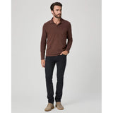 PAIGE Transcend Federal Slim Straight Jean In Navy