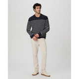 PAIGE Transcend Federal Slim Straight Jean In Sea Shell