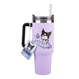 Kuromi 900ml Insulated Cup and Straw