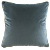 Paoletti Jungle Leopard Piped 43x43 Polyester Cushion Petrol