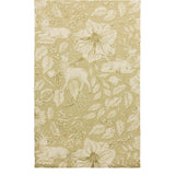 Paoletti Gold Stag Christmas Festive Table Runner Gold