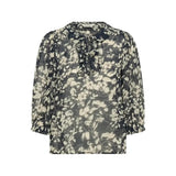 Part Two AlviaPW Blouse In Midnight Art Flower