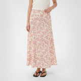 Part Two BerilPW Skirt In Peach Blossom Paisley