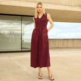 Part Two BorgnettePW Dress In Burnt Russet