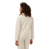 Part Two BriddiPW Casual Jacket In White Stripe