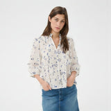 Part Two BrithPW Blouse In Blue Bouquet Print
