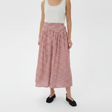 Part Two BrunhildPW Skirt In Russet Check