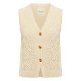 Part Two ChristinPW Waistcoat In Whitecap Grey