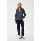 Part Two CortnioPW Shirt in Dark Navy Fragile Print