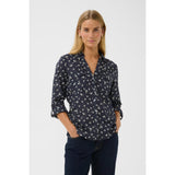 Part Two CortnioPW Shirt in Dark Navy Fragile Print