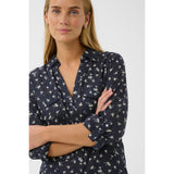 Part Two CortnioPW Shirt in Dark Navy Fragile Print