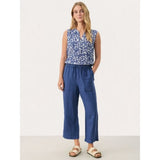 Part Two Eniolas Linen Blend Trousers In Oceana