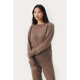 Part Two EvinaPW Cashmere sweater In Mink Melange