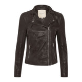 Part Two Frances Biker Jacket In Brown