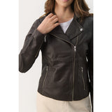 Part Two Frances Biker Jacket In Brown