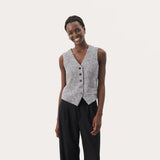 Part Two NadhiaPW Waistcoat In Melange