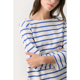 Part Two NelaPW T-shirt In Amparo Blue Stripe
