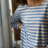 Part Two NelaPW T-shirt in Hydrangea Stripe