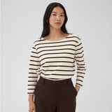 Part Two NelaPW T-shirt In Mole Stripe