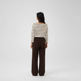 Part Two NelaPW T-shirt In Mole Stripe