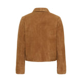 Part Two NemaPW Suede Jacket In Toasted Coconut