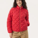 Part Two OliaOTW Jacket In Ribbon Red